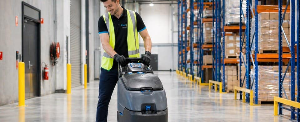 Industrial cleaning Perth — warehouse and factory maintenance service Precimax Clean